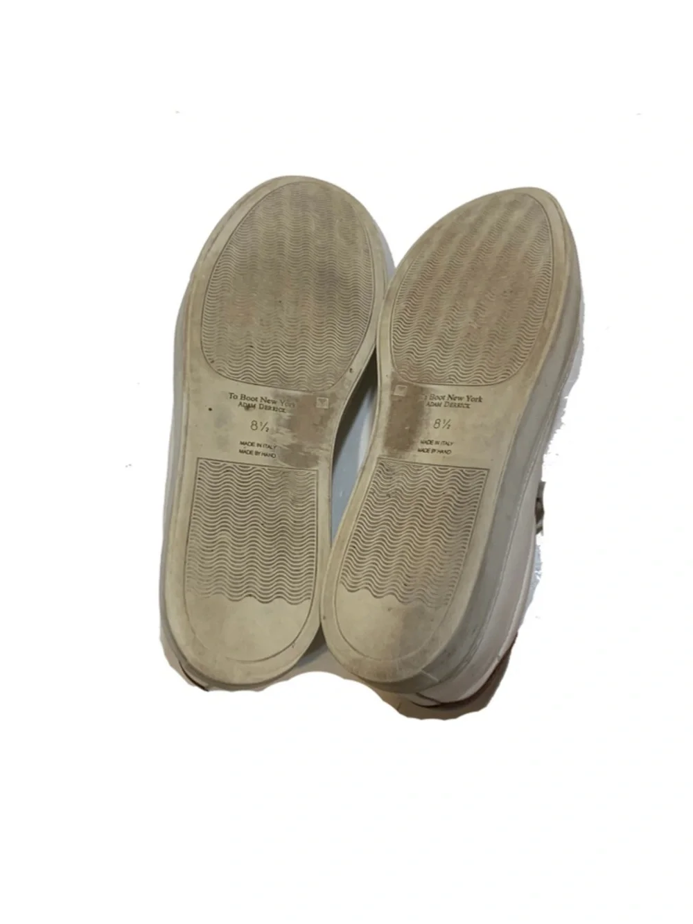 8.5 / To boot new york leather sneakers